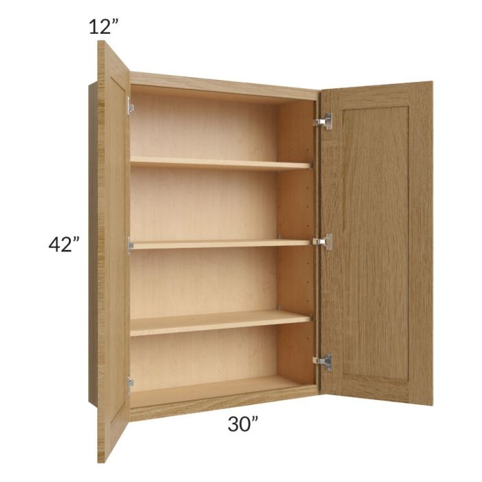 Catalina Toffee 30x42 Wall Cabinet