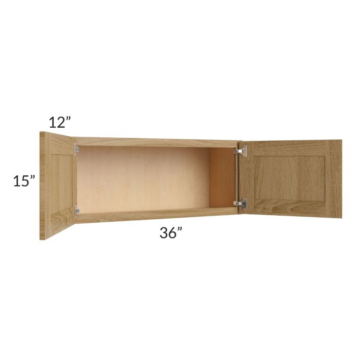 Catalina Toffee 36x15 Wall Cabinet