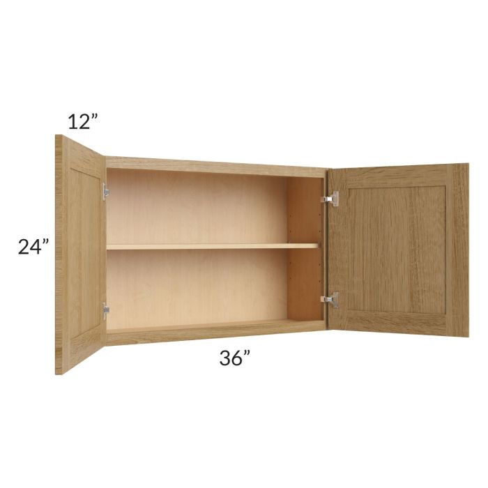 Catalina Toffee 36x24 Wall Cabinet