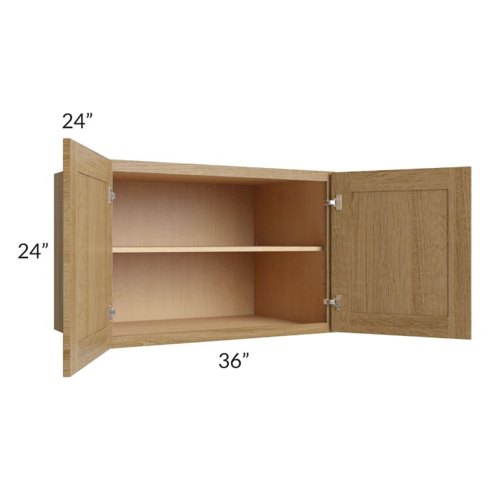 Catalina Toffee 36x24x24 Wall Cabinet