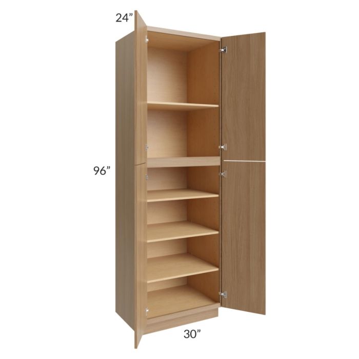 Township Rift Oak 30x96 Wall Pantry Cabinet