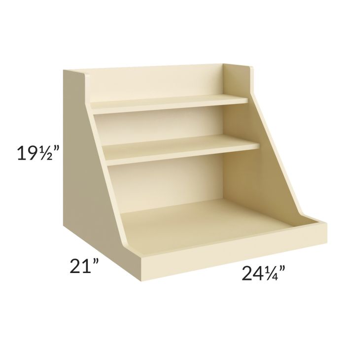 Phoenix Cream Glaze Roll Out Pot and Pan Kit for a 27" Base Cabinet