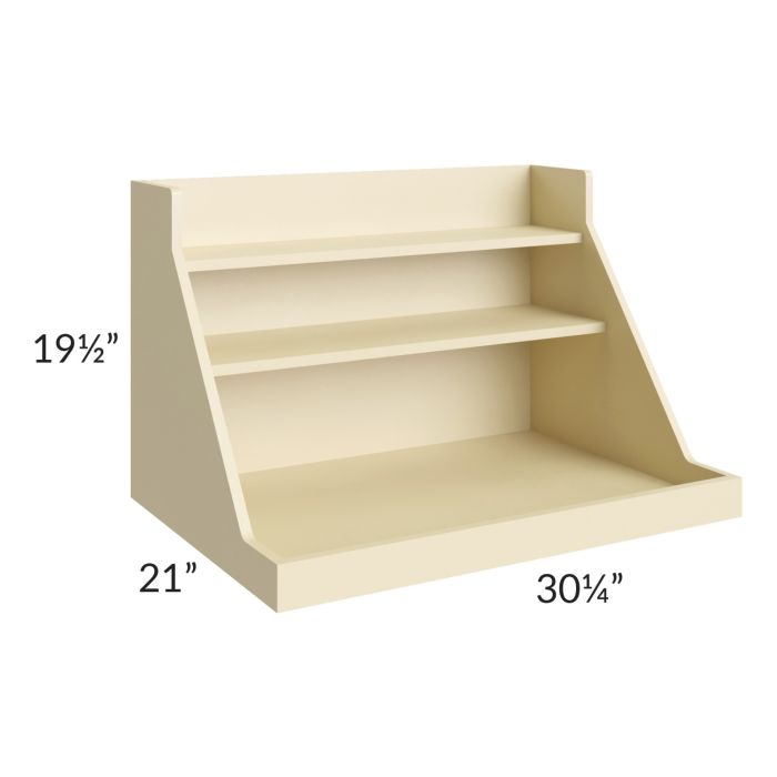 Phoenix Cream Glaze Roll Out Pot and Pan Kit for a 33" Base Cabinet