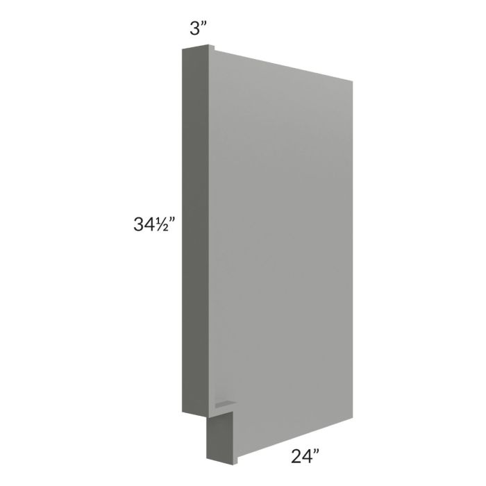 Shale Grey Shaker Base End Panel / Appliance End Panel
