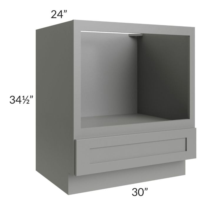 Shale Grey Shaker 30" Base Microwave Cabinet