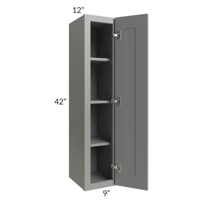 Shale Grey Shaker 09x42 Wall Cabinet