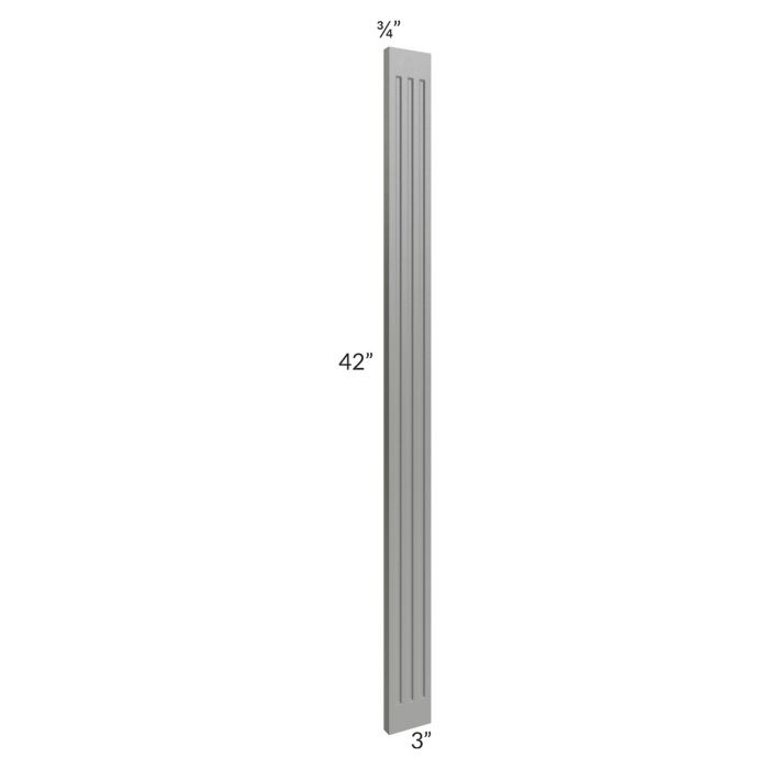Shale Grey Shaker 3x42 Fluted Wall Filler
