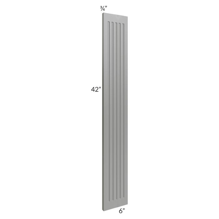 Shale Grey Shaker 6x42 Fluted Wall Filler