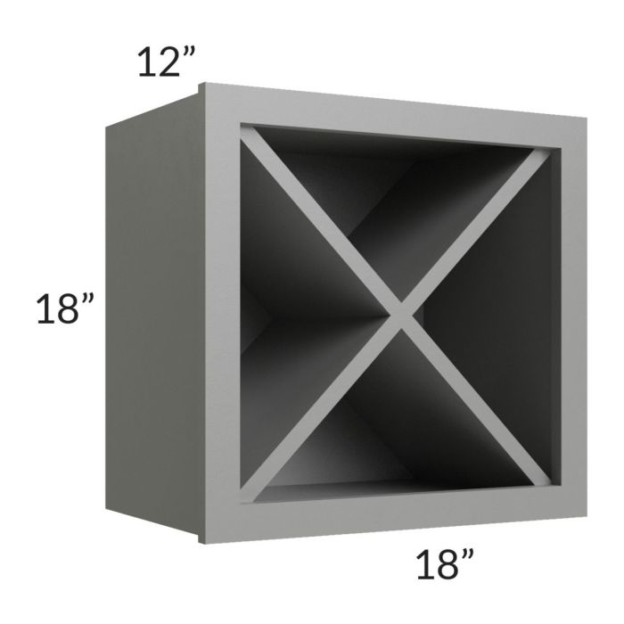 Shale Grey Shaker 18x18 Wine Storage Cabinet