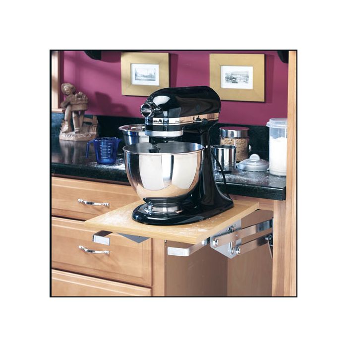 Heavy-Duty Mixer Lift for Any Size Full Height Door Base Cabinet (Rev-A-Shelf)