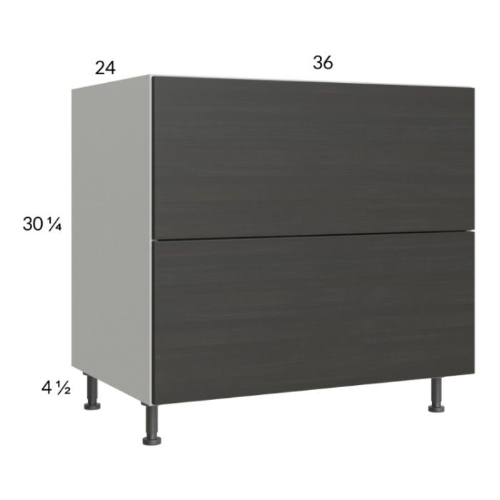 Euro Cafe 36" 2-Drawer Range Base Cabinet