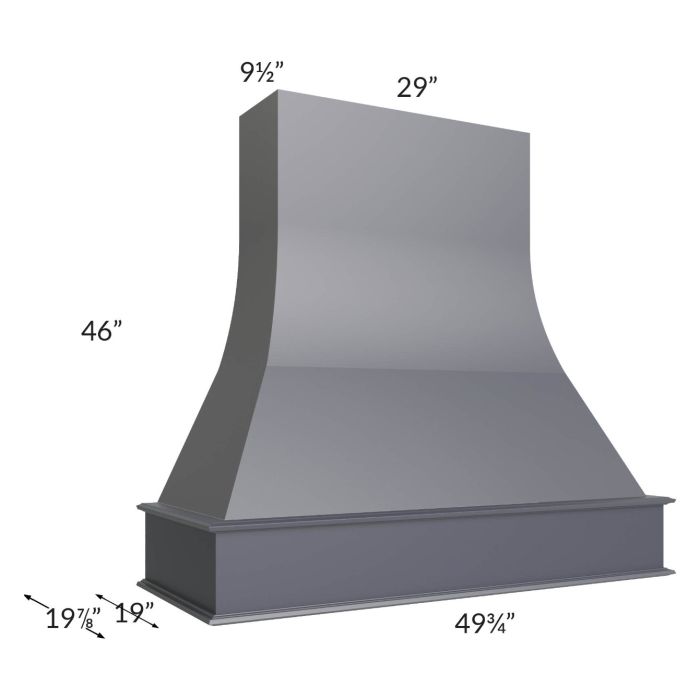 Midtown Indigo Shaker 48" Artisan Hood