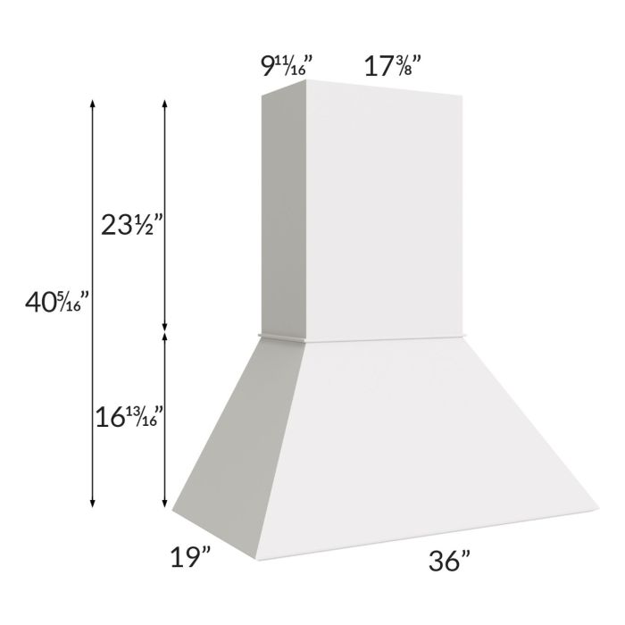 Vienna Cloud 36" Euro Hood