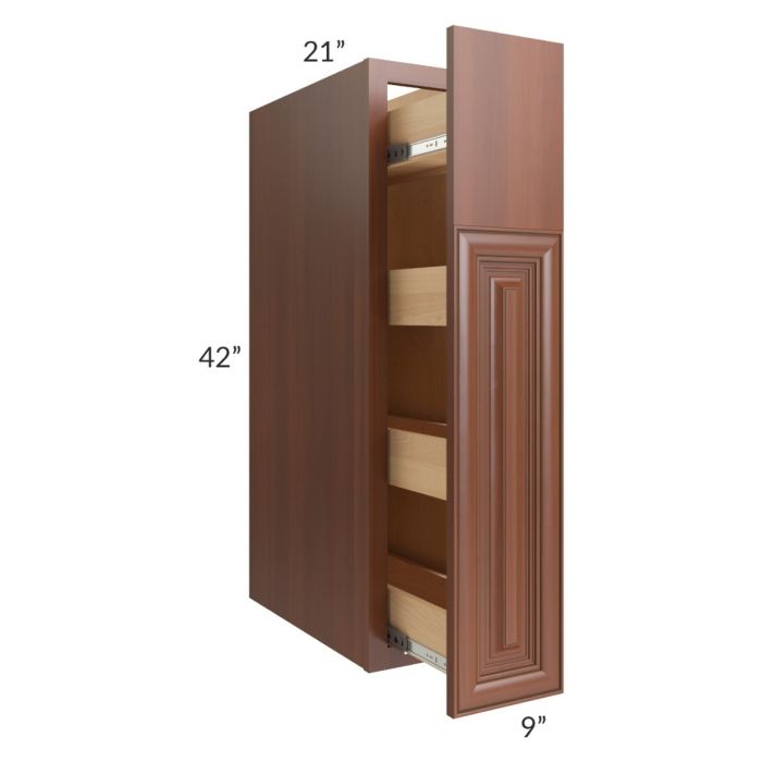 Phoenix Caramel Glaze Hearth Cabinet Pull Out