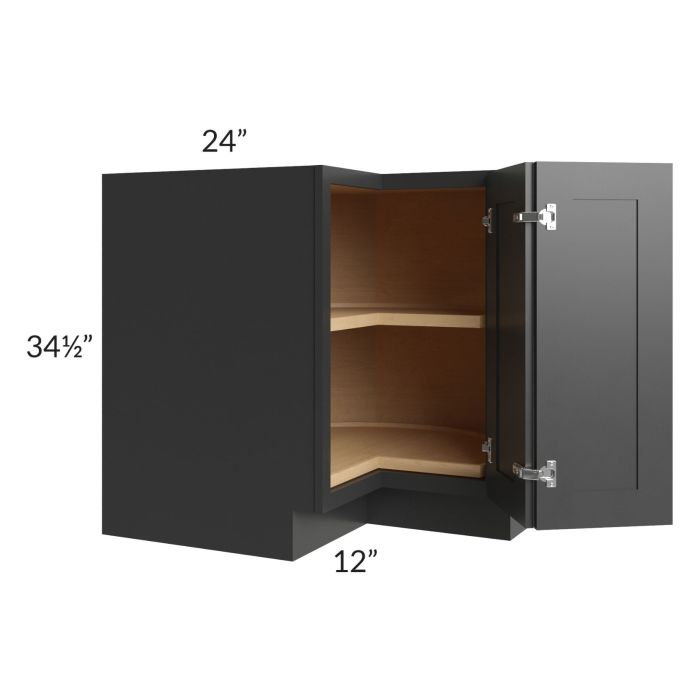 Royal Ebony Shaker 36" Lazy Susan Base Cabinet