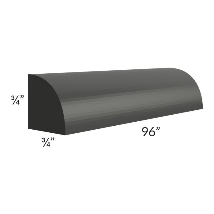 Royal Ebony Shaker 96" Quarter Round Molding