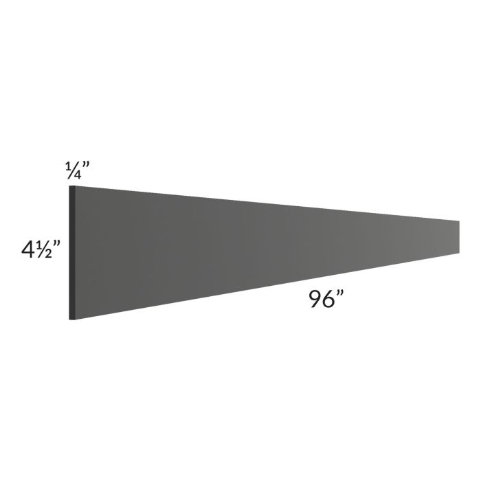 Royal Ebony Shaker 96" Toe Kick