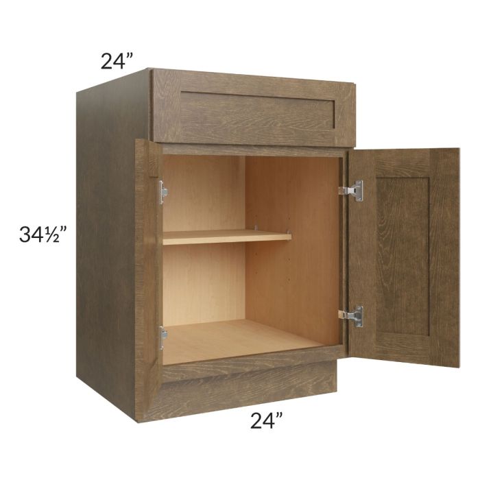 Royal Bronze Shaker 24" Base Cabinet