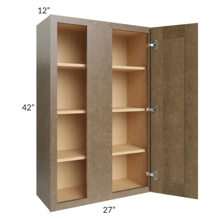 Royal Bronze Shaker 27x42 Blind Wall Cabinet