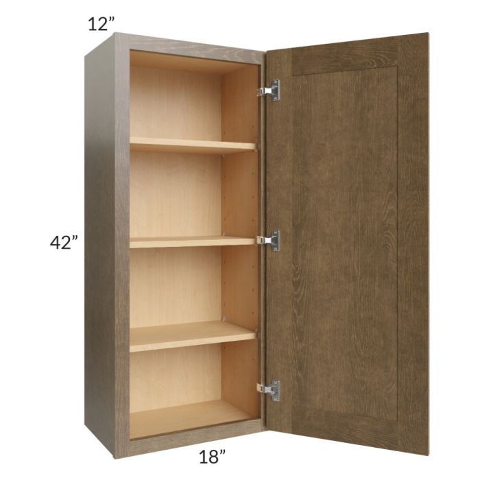Royal Bronze Shaker 18x42 Wall Cabinet