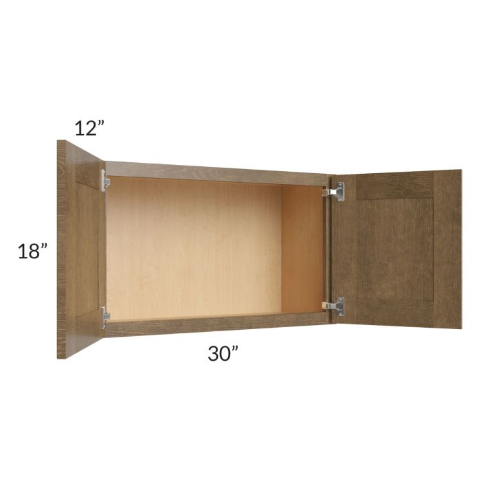 Royal Bronze Shaker 30x18 Wall Cabinet