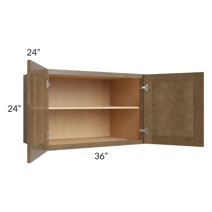 Royal Bronze Shaker 36x24 Wall Cabinet