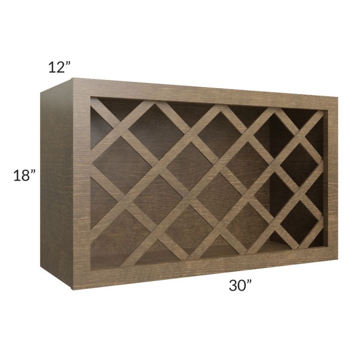 Royal Bronze Shaker 30x18 Wine Rack Cabinet