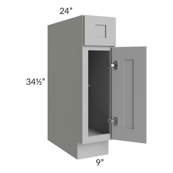 Dove Grey Shaker 09" Base Cabinet
