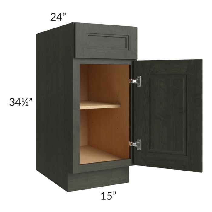 Charlotte Dark Grey 15" Base Cabinet