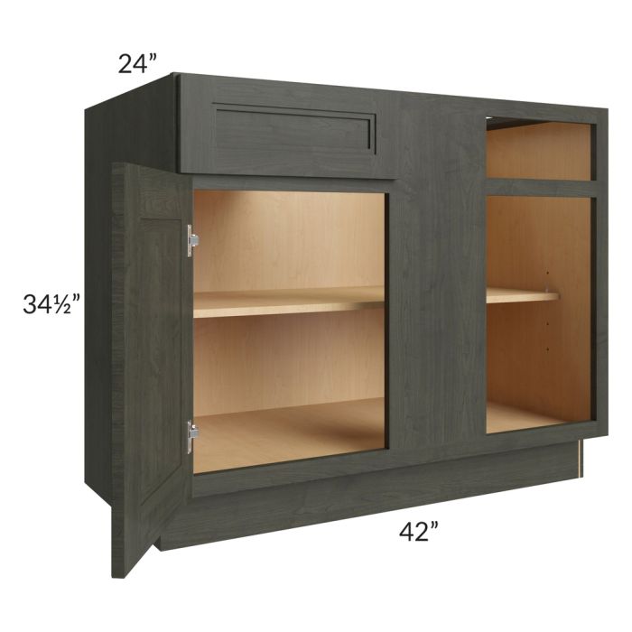 Charlotte Dark Grey 45" Blind Base Cabinet