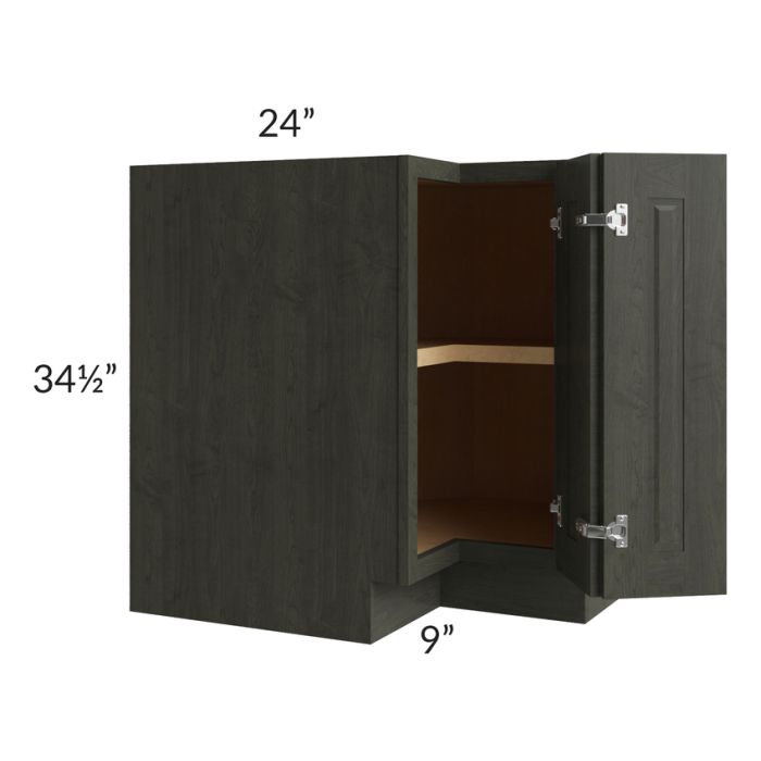 Charlotte Dark Grey 33" Corner Base Cabinet 