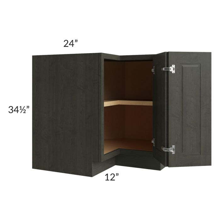 Charlotte Dark Grey 36" Corner Base Cabinet 