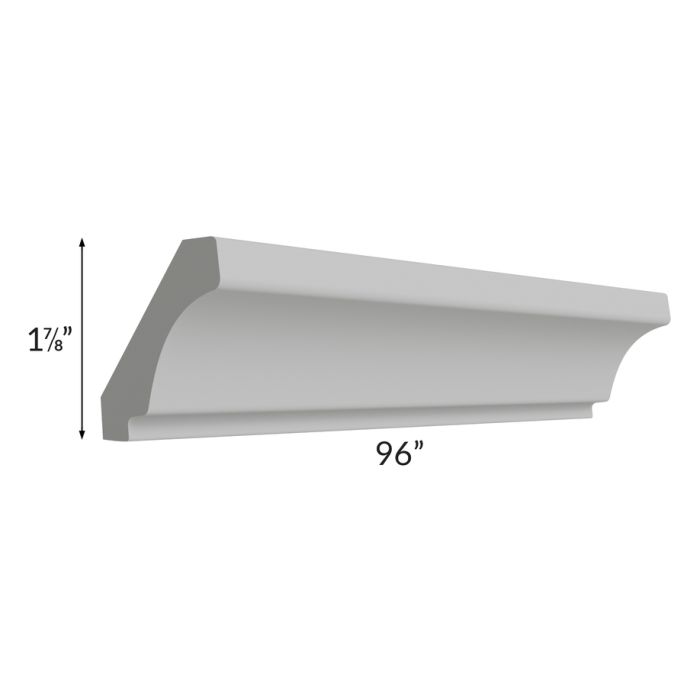 Dove Grey Shaker 96" Crown Molding