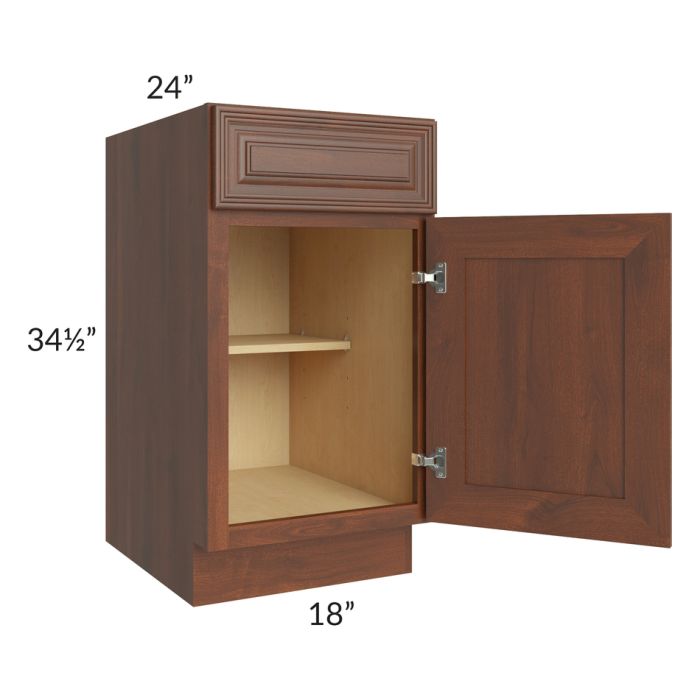 Cambridge Saddle Glaze 18" Base Cabinet
