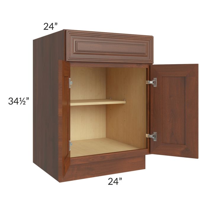 Cambridge Saddle Glaze 24" Base Cabinet