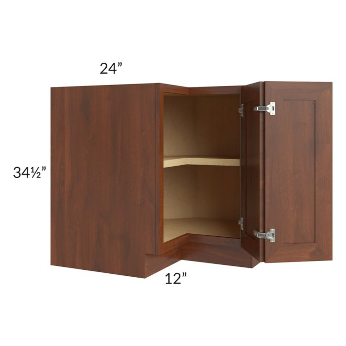Cambridge Saddle Glaze 36" Corner Base Cabinet