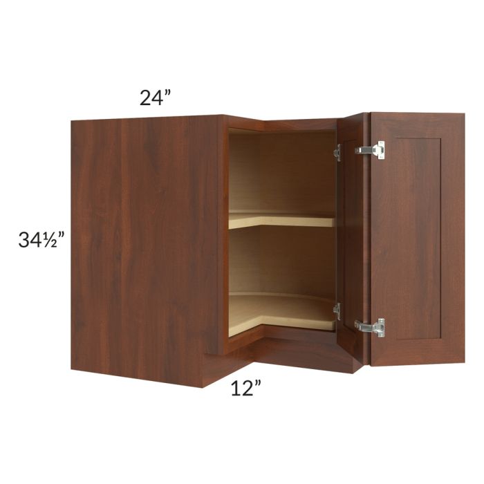 Cambridge Saddle Glaze 36" Lazy Susan Base Cabinet
