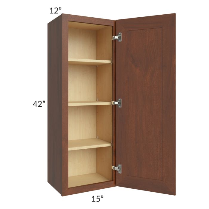 Cambridge Saddle Glaze 15x42 Wall Cabinet