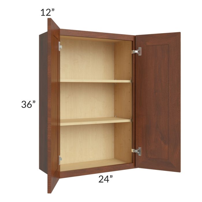 Cambridge Saddle Glaze 24x36 Wall Cabinet