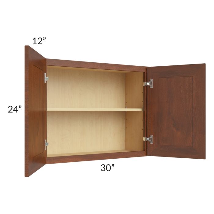 Cambridge Saddle Glaze 30x24 Wall Cabinet