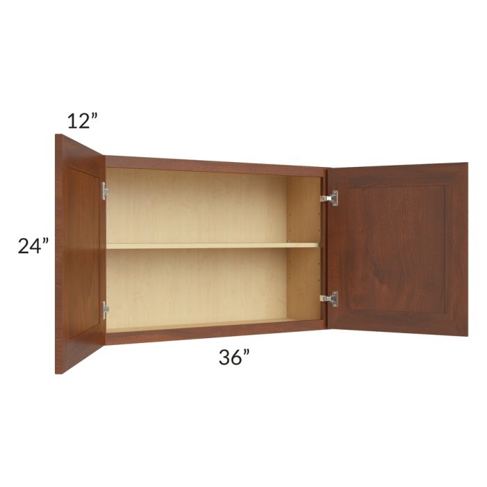 Cambridge Saddle Glaze 36x24 Wall Cabinet