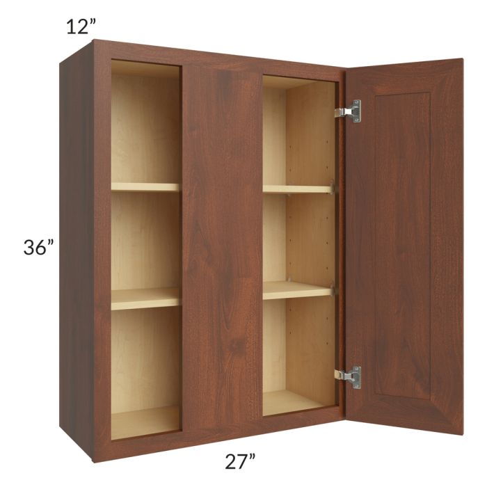 Cambridge Saddle Glaze 27x36 Wall Blind Cabinet