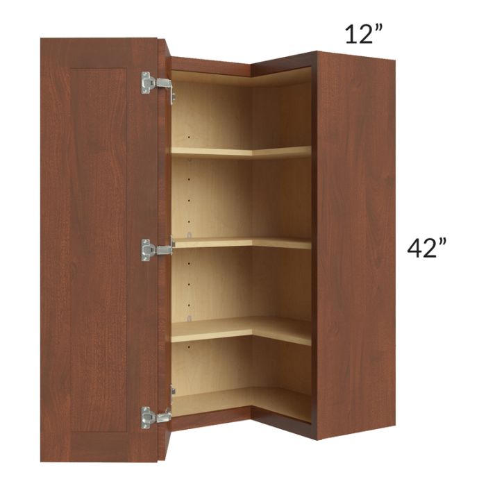 Cambridge Saddle Glaze 24x42 Wall Easy Reach Cabinet