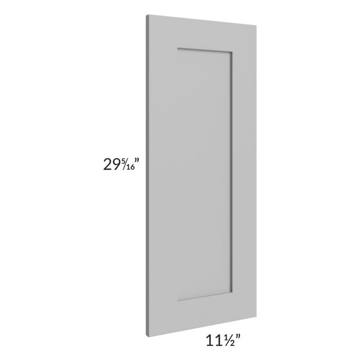 Dove Grey Shaker 12x30 End Decorative Door