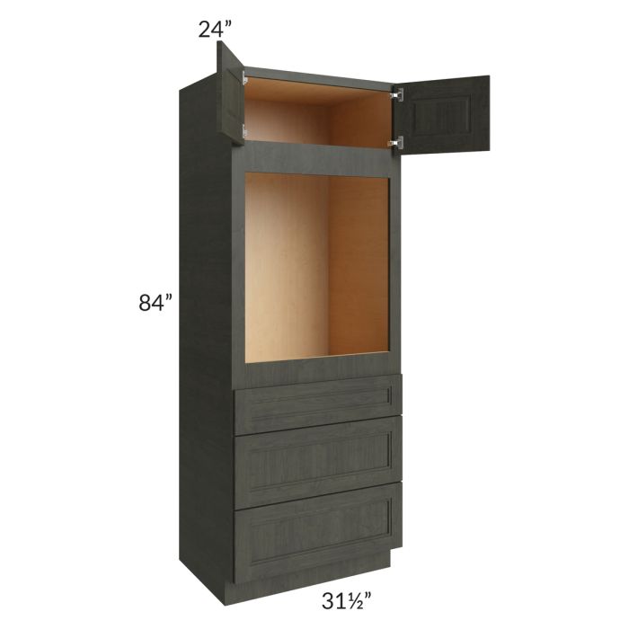 Charlotte Dark Grey 31.5x84 Oven Cabinet