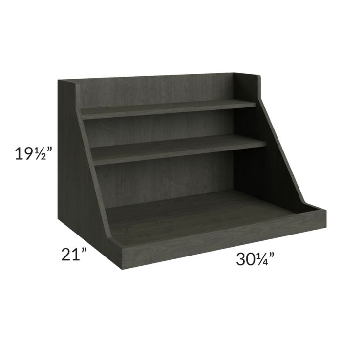 Charlotte Dark Grey Roll Out Pot and Pan Kit for a 33" Base Cabinet