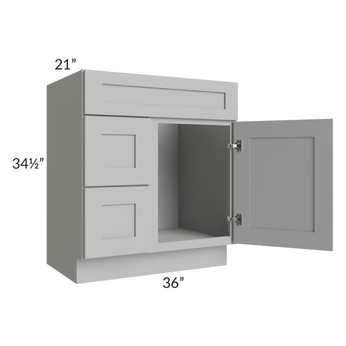 Dove Grey Shaker 30" Bathroom Vanity