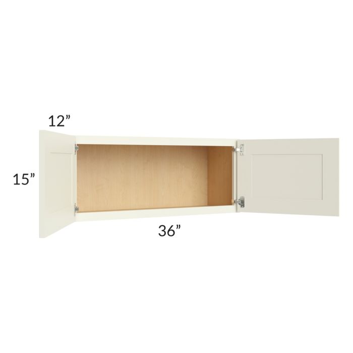 Linen Shaker 36x15 Wall Cabinet 