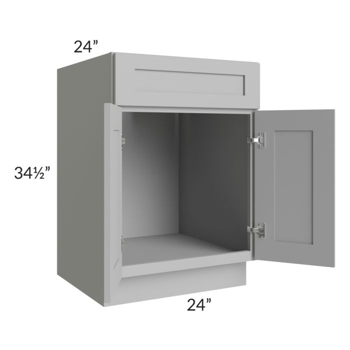 Dove Grey Shaker 24" Sink Base Cabinet