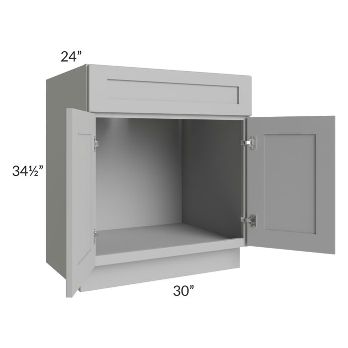 Dove Grey Shaker 30" Sink Base Cabinet
